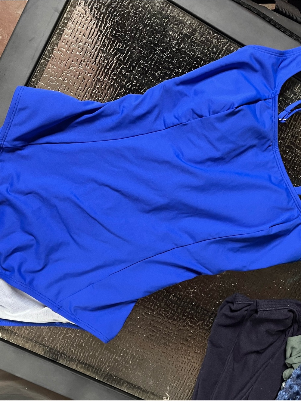 Cupshe Bold Blue One-Piece Swimsuit